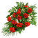 red carnations with babys breath. Italy