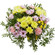 bouquet of spray chrysanthemums and carnations. Italy