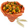 edible bouquet with tangerines and apples. Egypt