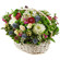 basket of chrysanthemums and roses. Poland