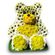 teddy bear made of flowers. Russia
